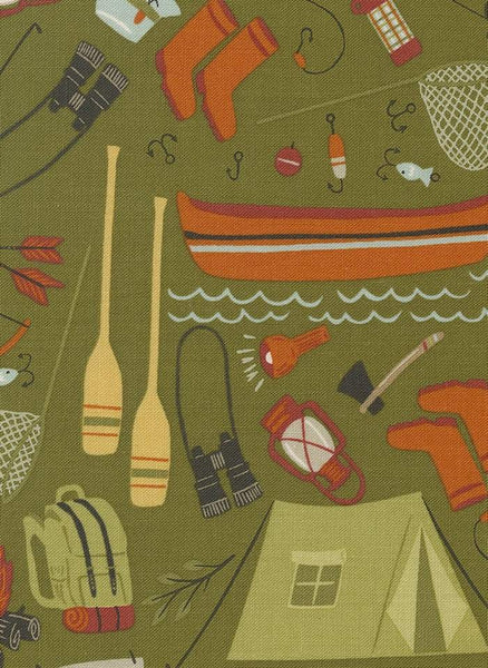 The Great Outdoors Camping Gear By Stacy Iest Hsu For Moda Forest