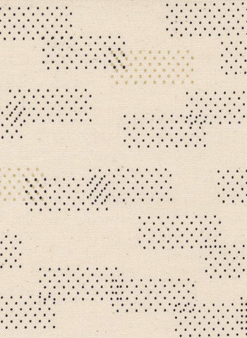 Think Ink Canvas Washi By Zen Chic For Moda Natural / Metallic Gold