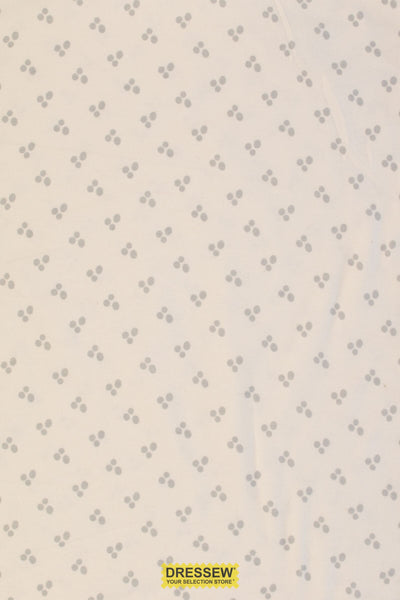 Three Dots Flannelette Off White / Grey
