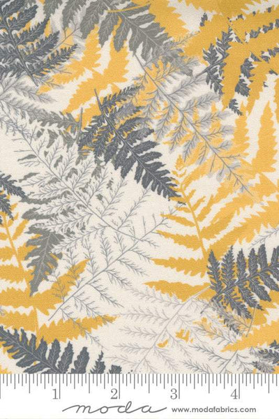 Through The Woods Fern Tangle by Sweetfire Road for Moda Golden Yellow