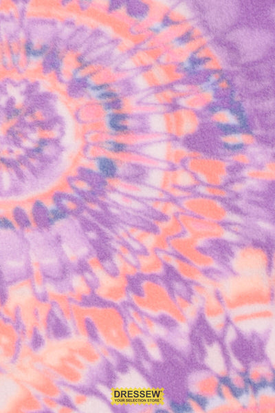 Tie Dye Polar Fleece Orchid / Multi
