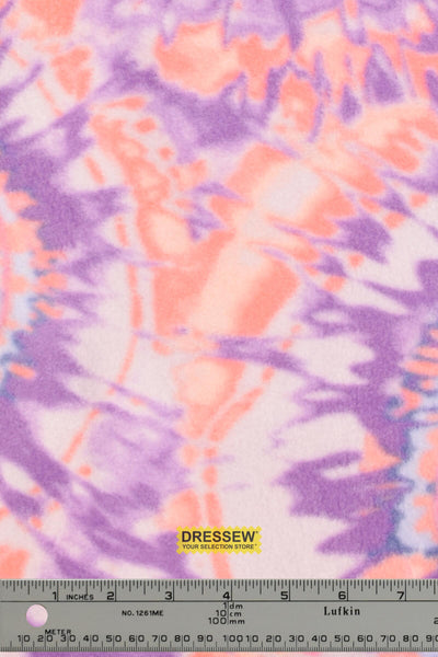 Tie Dye Polar Fleece Orchid / Multi