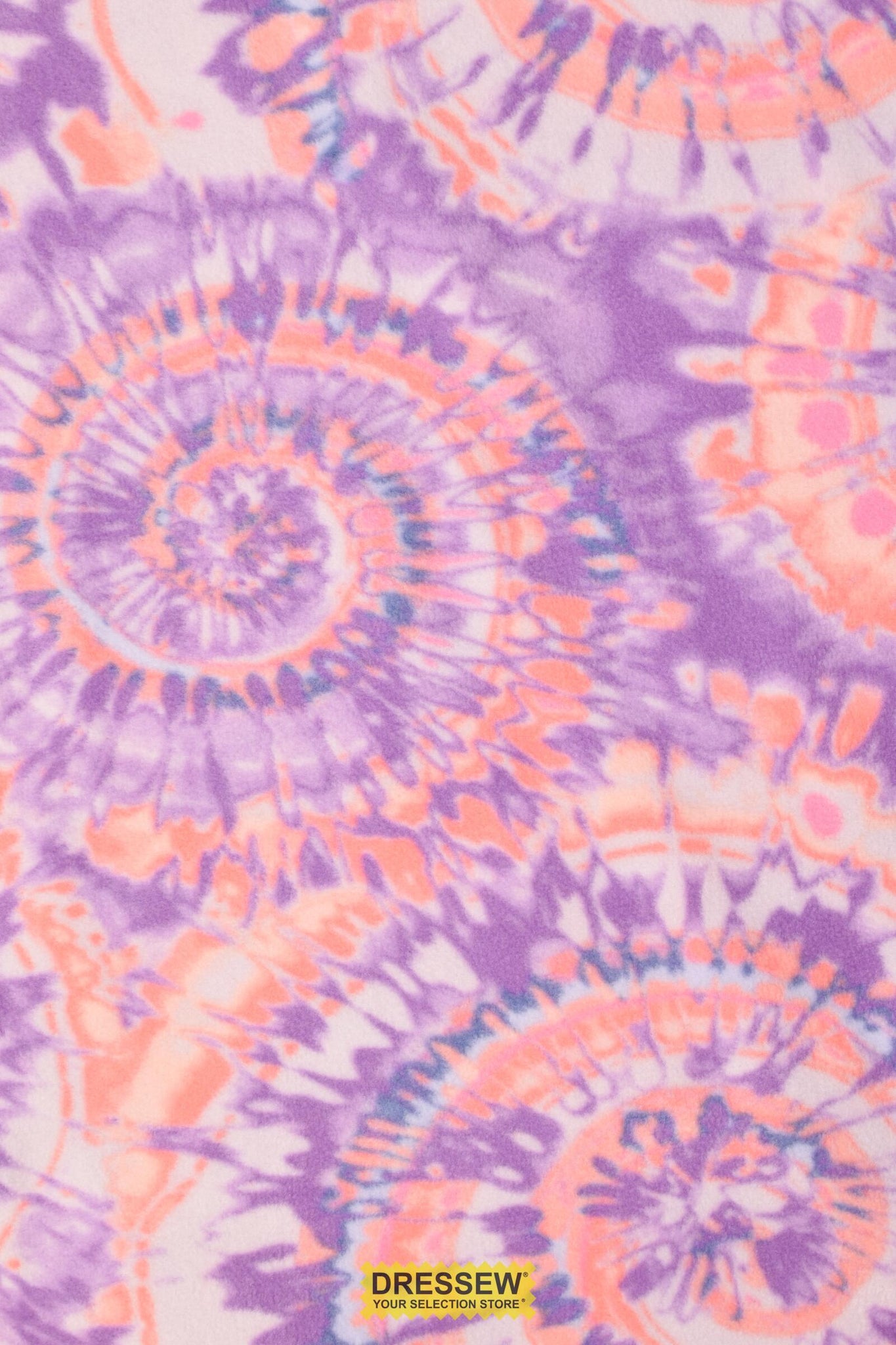 Tie Dye Polar Fleece Orchid / Multi