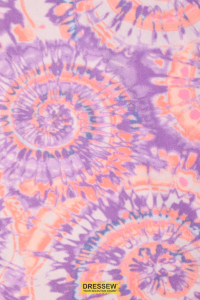 Tie Dye Polar Fleece Orchid / Multi