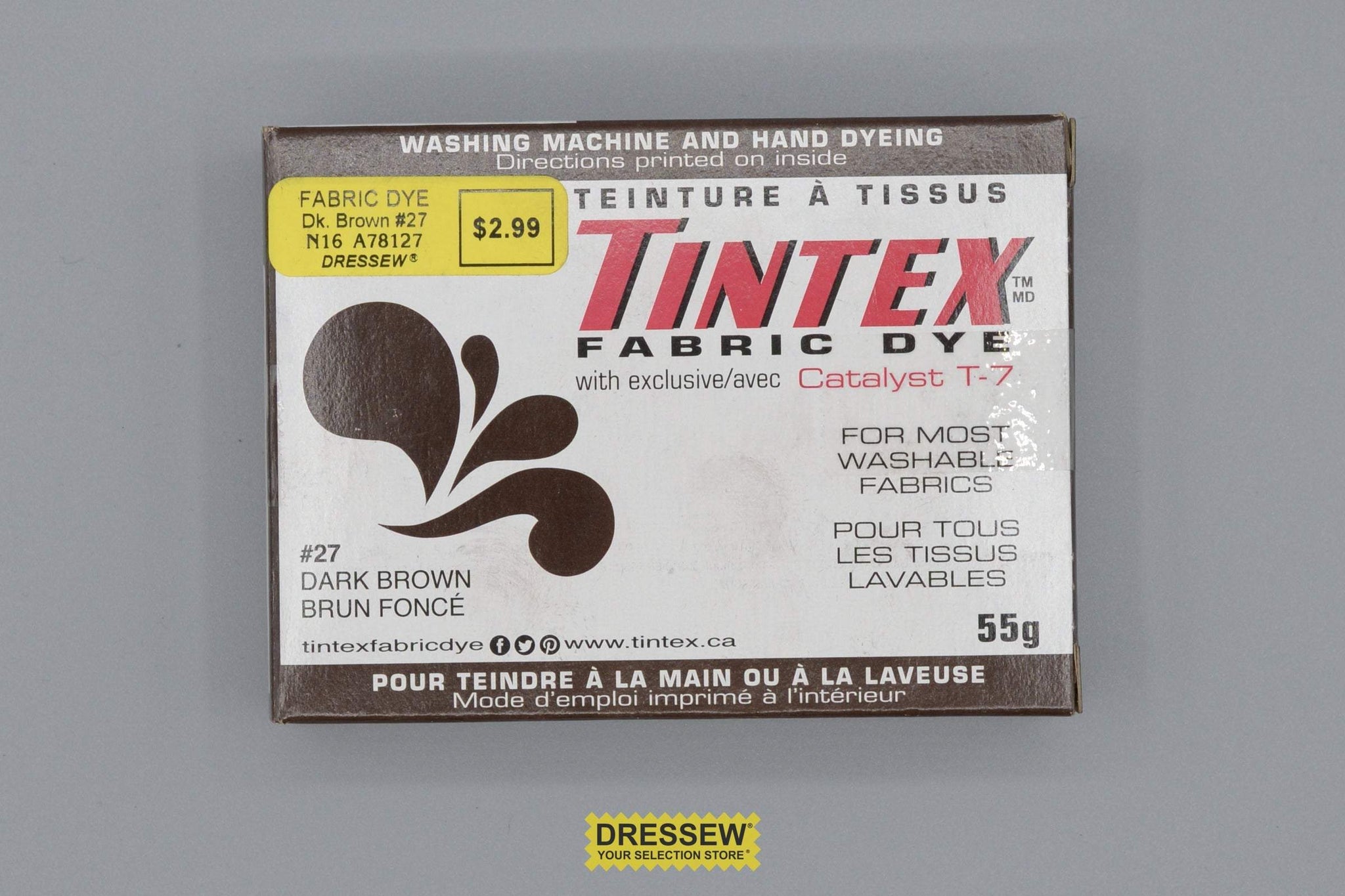 Tintex Fabric Dye Dark Brown