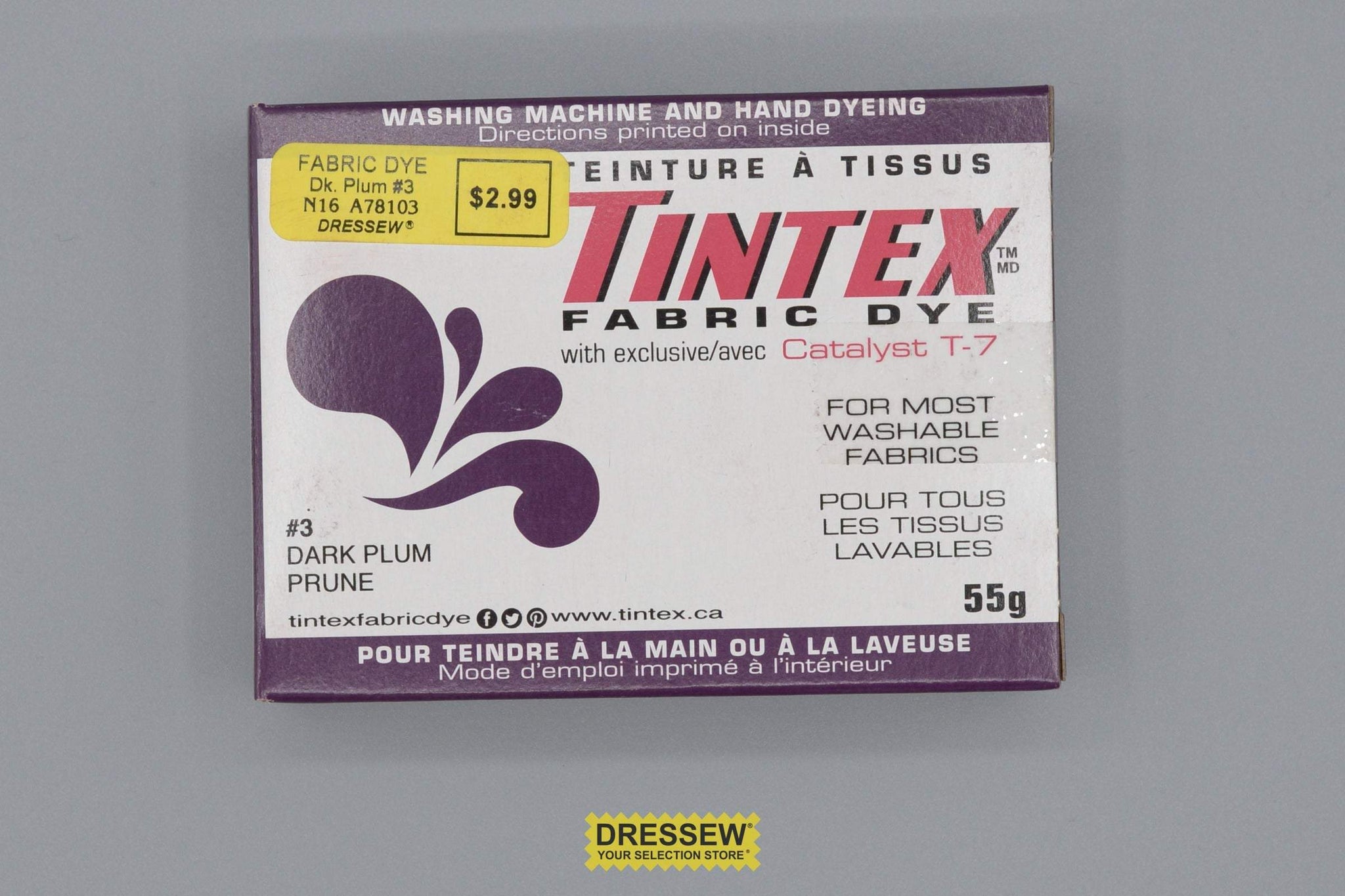 Tintex Fabric Dye Dark Plum