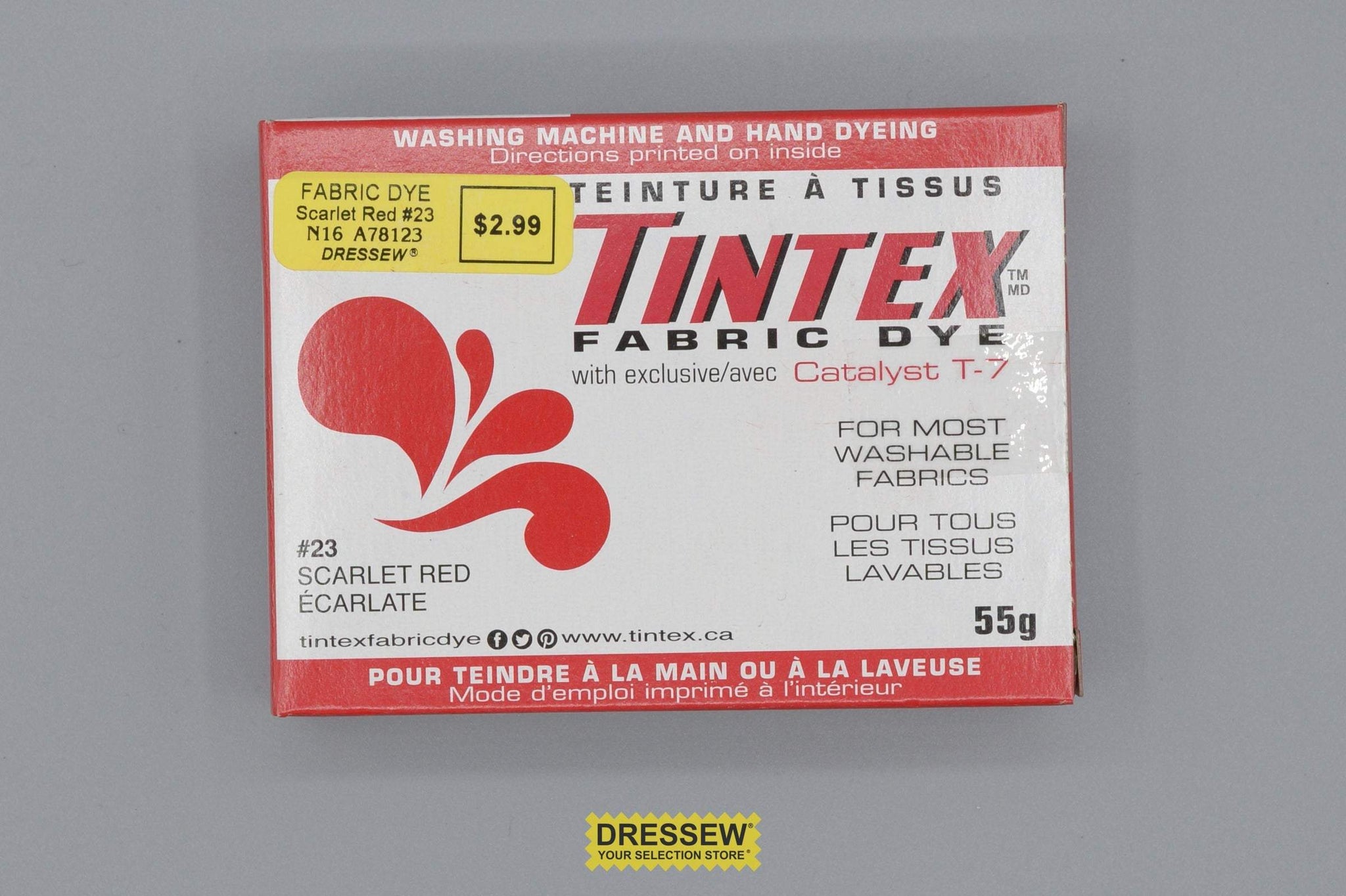 Tintex Fabric Dye Scarlet Red – Dressew Supply Ltd.