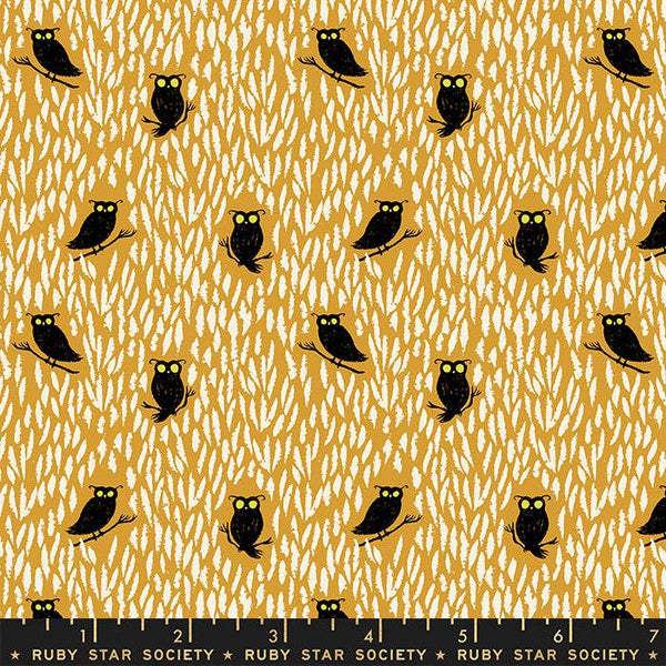 Tiny Frights Eerie Owls By Ruby Star Society For Moda Cactus