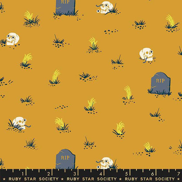 Tiny Frights Graveyard By Ruby Star Society For Moda Cactus