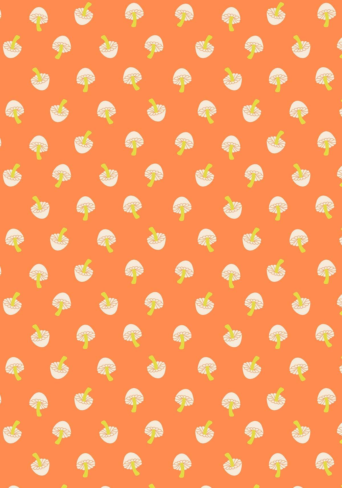 Tiny Frights Tiny Mushrooms By Ruby Star Society For Moda Pumpkin