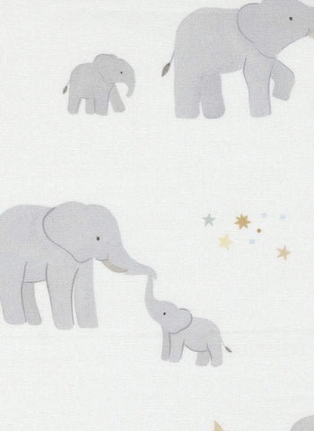To The Moon And Back Elephant Baby By Paper & Cloth For Moda Dove