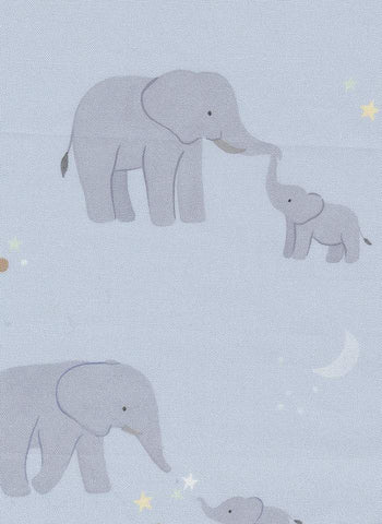 To The Moon And Back Elephant Baby By Paper & Cloth For Moda Sky