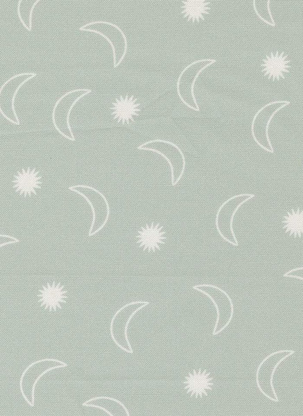 To The Moon And Back Moon and Stars By Paper & Cloth For Moda Grass