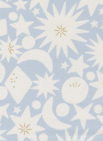 To The Moon And Back Starbursts By Paper & Cloth For Moda Sky
