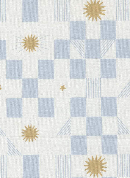 To The Moon And Back Stars and Blocks By Paper & Cloth For Moda Sky