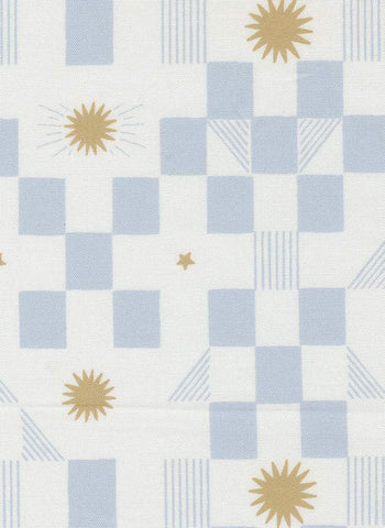 To The Moon And Back Stars and Blocks By Paper & Cloth For Moda Sky