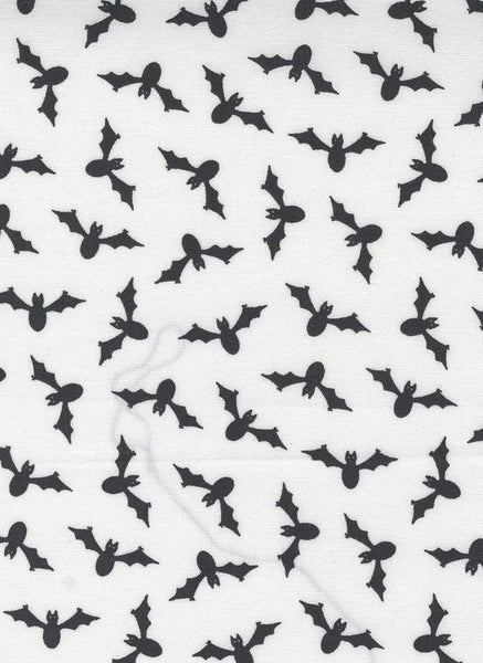 Too Cute To Spook Batty By Me & My Sister For Moda White Ghost