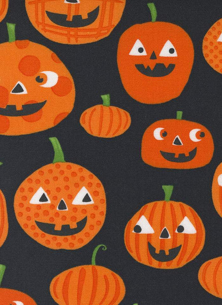 Too Cute To Spook Jack O'Lanterns By Me & My Sister For Moda Black Cat