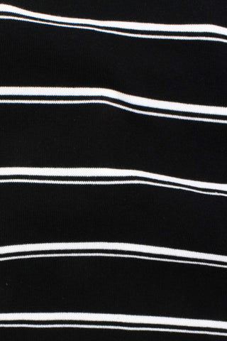 Toulouse Stripe Knit Black / White