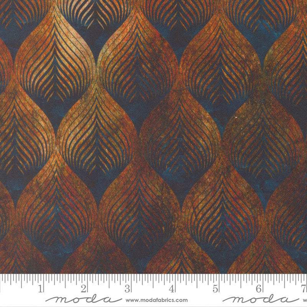 Tranquil Patina Calm Effect By Debbie Maddy For Moda Copper