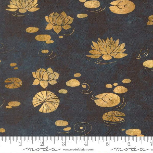 Tranquil Patina Drifting Waters By Debbie Maddy For Moda Midnight
