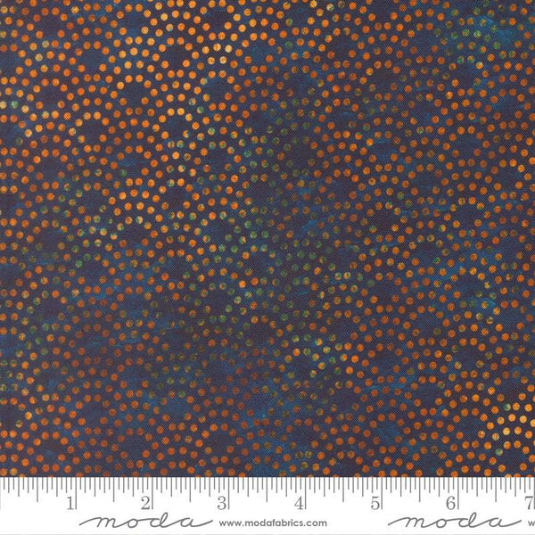 Tranquil Patina Drishti Dot By Debbie Maddy For Moda Midnight
