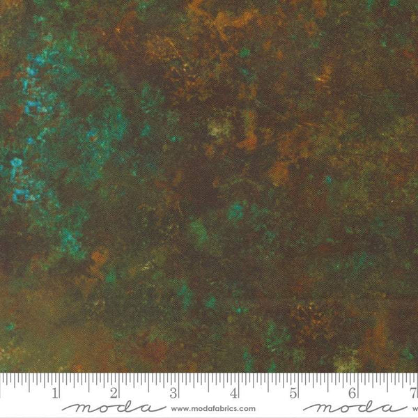 Tranquil Patina Grounding Patina By Debbie Maddy For Moda Dark Teal