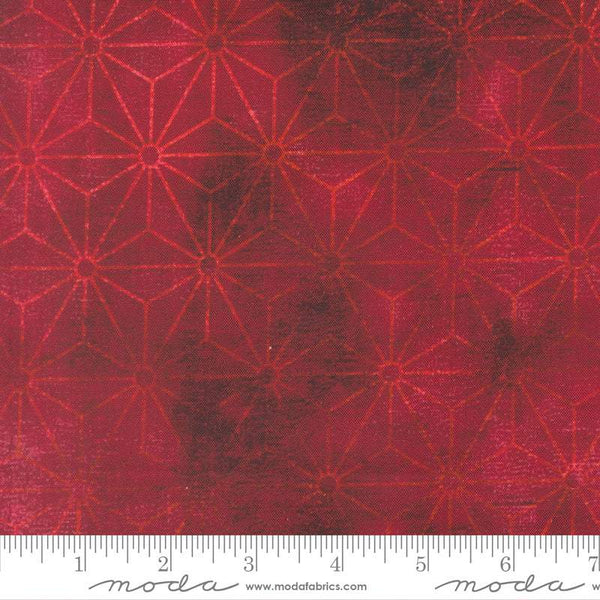 Tranquil Patina Stellar Geometrics By Debbie Maddy For Moda Crimson