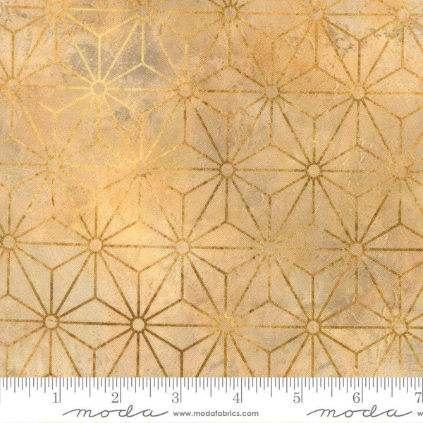 Tranquil Patina Stellar Geometrics By Debbie Maddy For Moda Golden