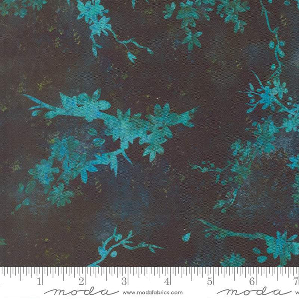 Tranquil Patina Zen Blossom By Debbie Maddy For Moda Midnight