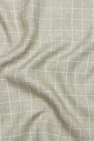 Tropea Check Linen Natural