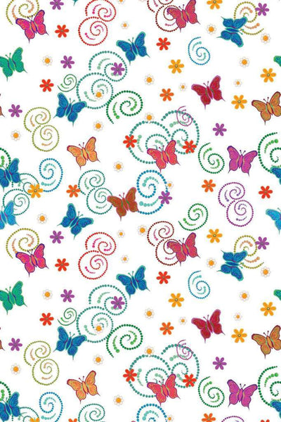 Truth Collection by Tracey Metallic Butterfly Metamorphosis White