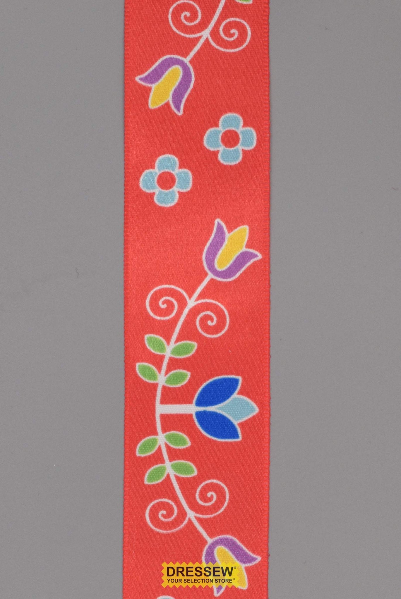 Tulip Satin Ribbon 38mm (1-1/2") #9 Red