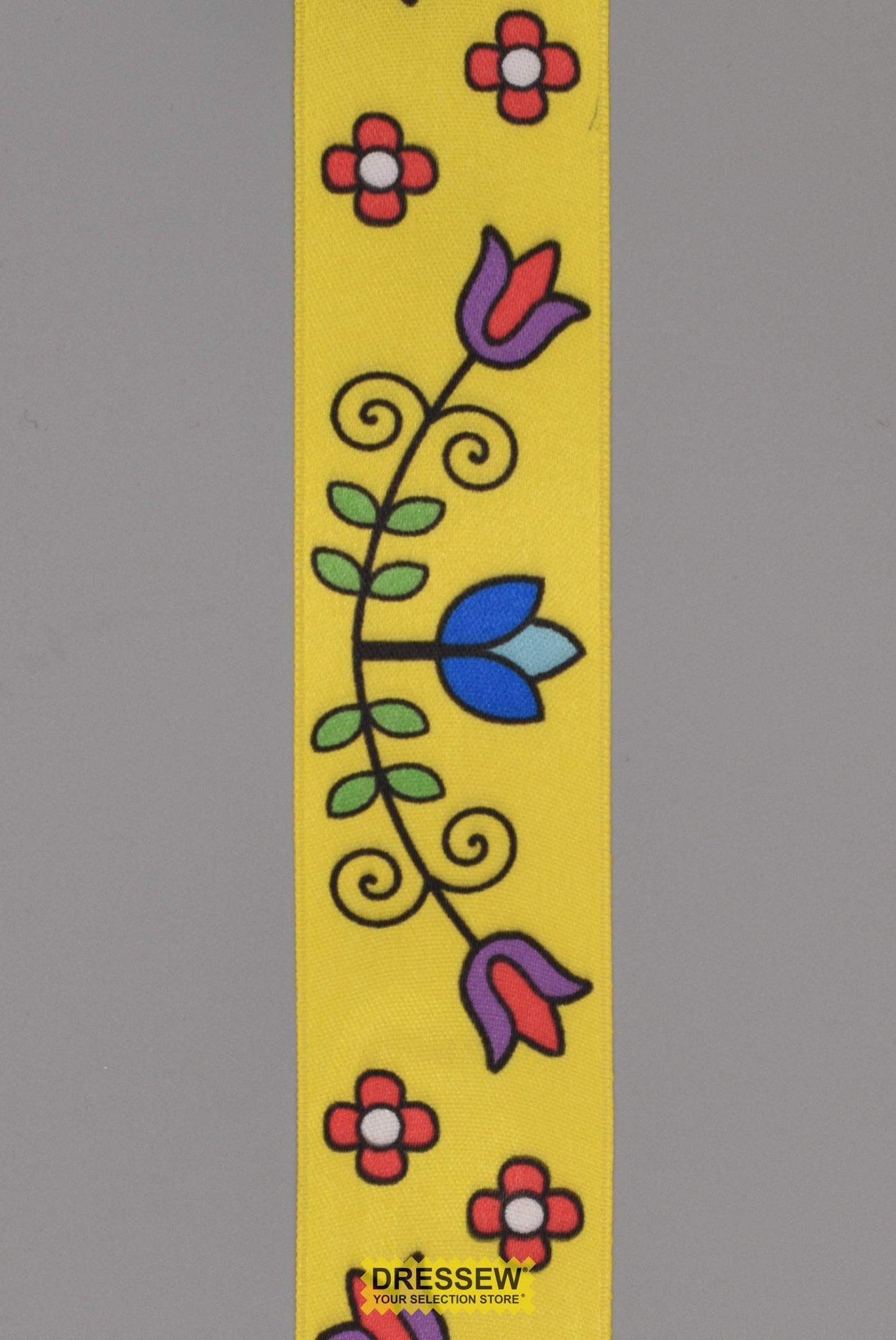 Tulip Satin Ribbon 38mm (1-1/2") #9 Yellow