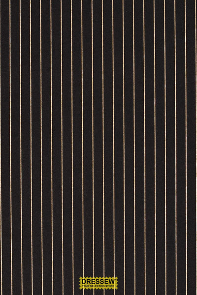 Tuxedo Stripe Lycra Black / Gold