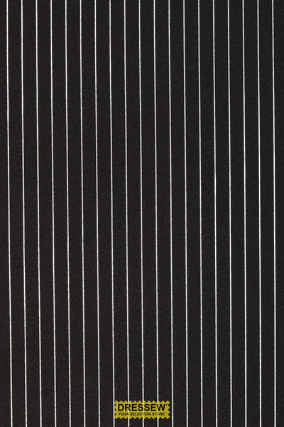 Tuxedo Stripe Lycra Black / Silver