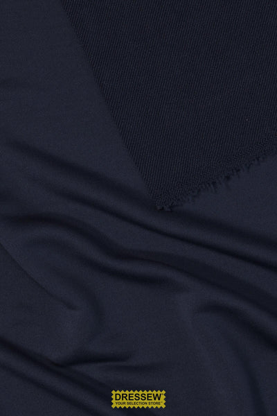 Twill Back Knit Navy