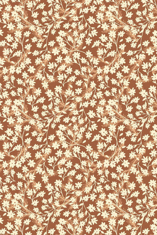 Twin Hills Redwood Flower By Ash Cascade For Cotton + Steel Fabrics Fox