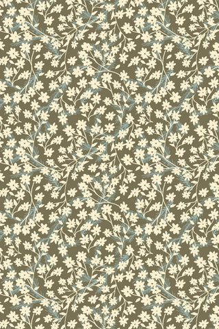 Twin Hills Redwood Flower By Ash Cascade For Cotton + Steel Field