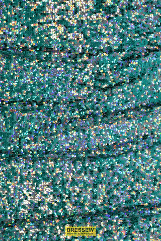 Two-Way Sequin Knit Jade / Hologram
