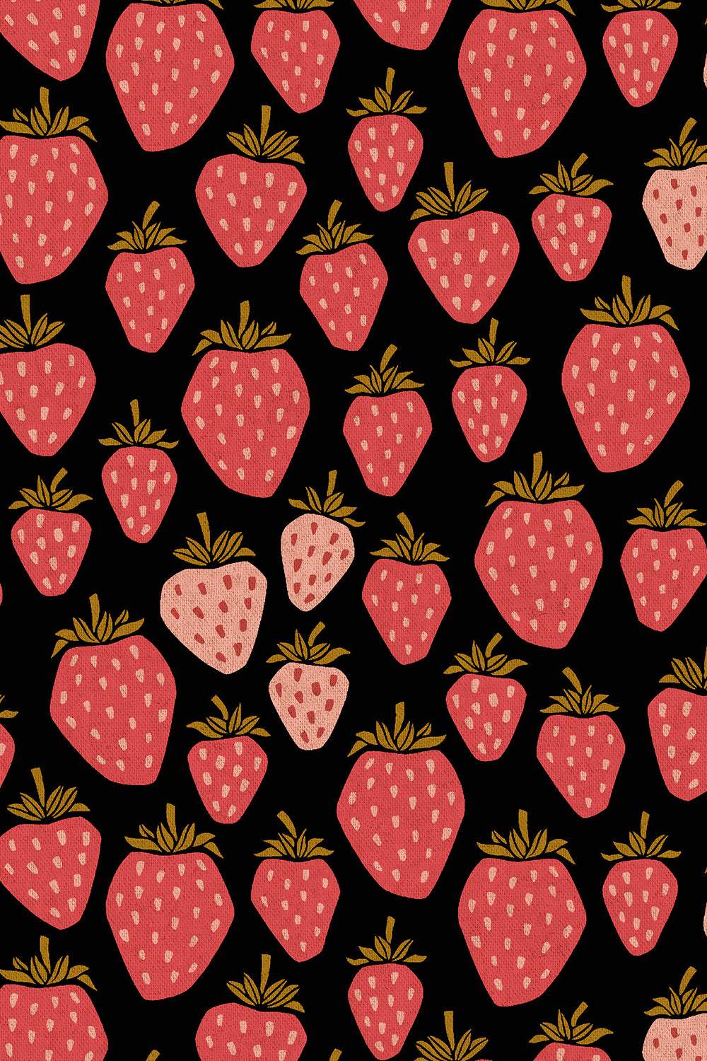 Under The Apple Tree II Canvas Queen Of Berries By Cotton + Steel Fabrics After Midnight