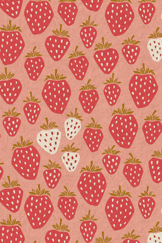 Under The Apple Tree II Canvas Queen Of Berries By Cotton + Steel Fabrics Queens Red