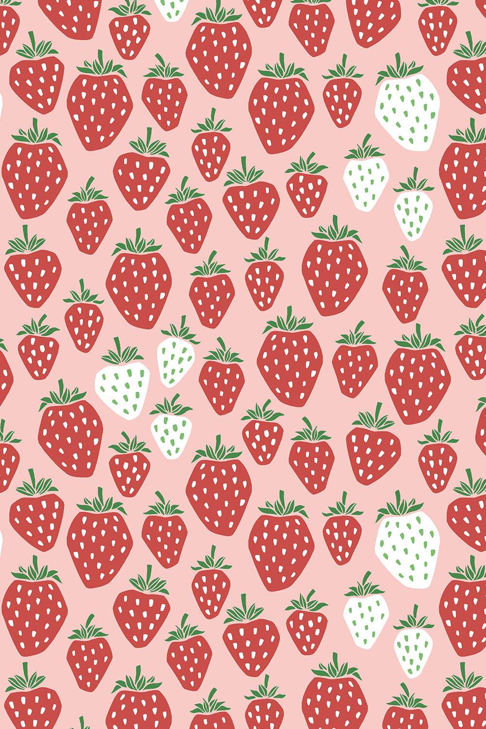 Under The Apple Tree II Queen Of Berries By Cotton + Steel Fabrics Summer Red