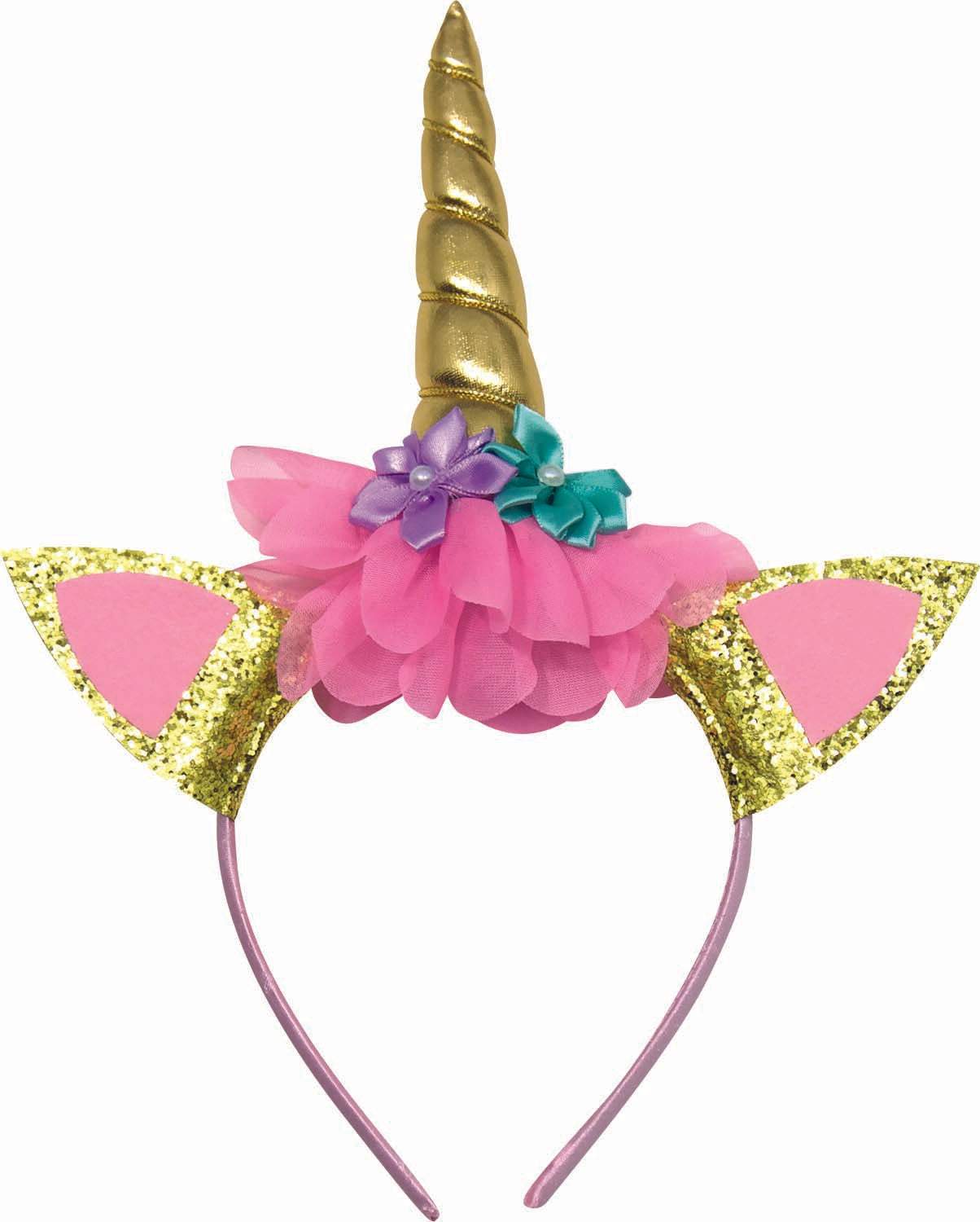 Unicorn Headband Pink / Gold