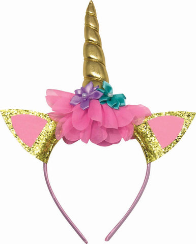 Unicorn Headband Pink / Gold