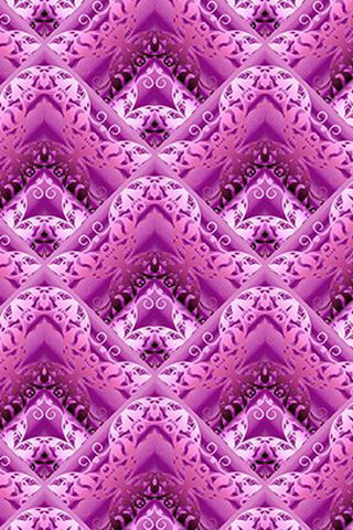 Unicorns Ric Rac Magenta