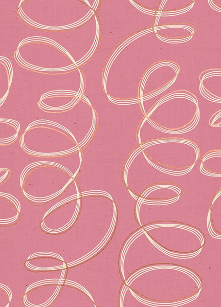 Unruly Nature Tendrils By Jen Hewett Of Ruby Star Society For Moda Kiss / Metallic