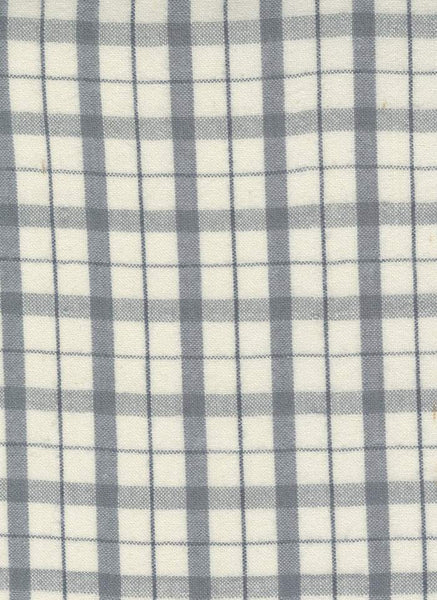 Urban Homestead Gatherings Wovens Tartan By Primitive Gatherings For Moda Cloud / Grey