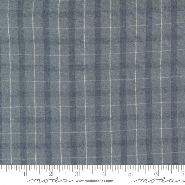 Urban Homestead Gatherings Wovens Tartan By Primitive Gatherings For Moda Grey / White