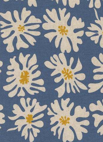 Urban Whisper Mochi Linen Floral Blooms By Zen Chic For Moda Denim